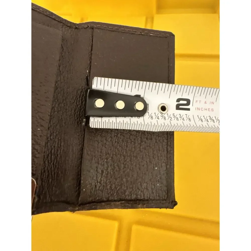 Gucci Beige Canvas Logo 6-ring Key Case Card Holder Brown Leather - Picture 7 of 9